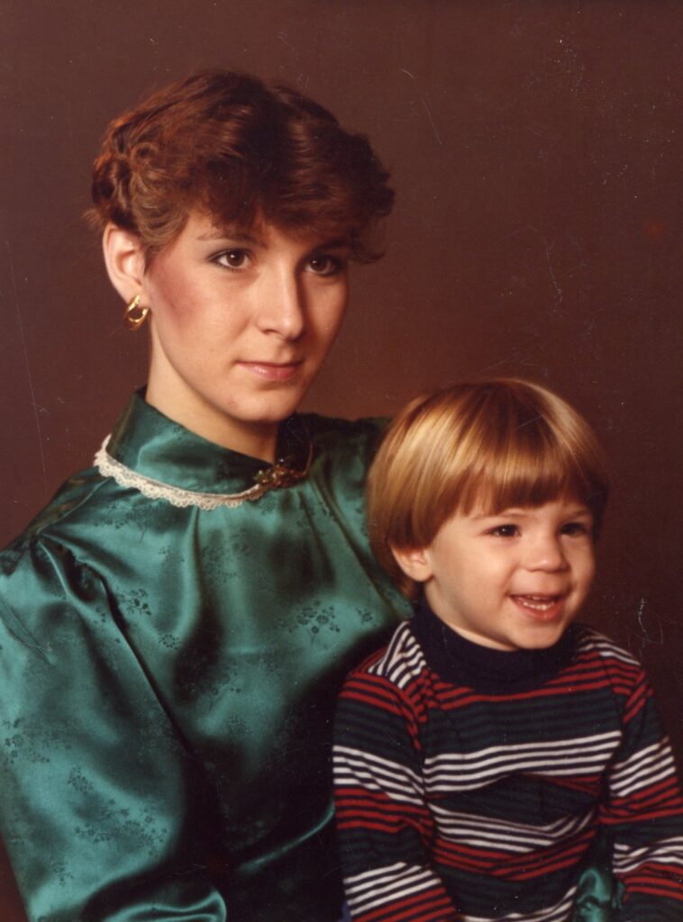 My mother and me, Olan Mills